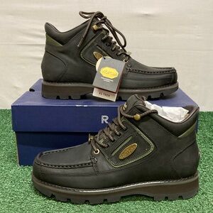 Rockport XCS Vibram Men's Dark Brown Leather Boots NEW size 7 (OKPM-12-043)